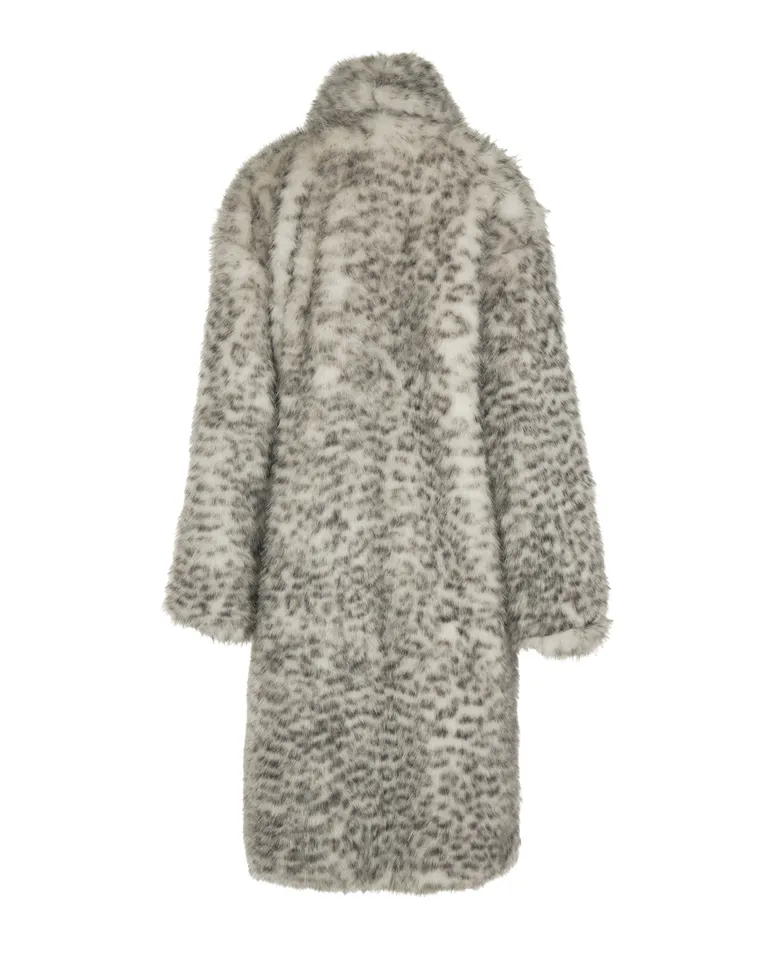 FROSTVEIL - Γουνα  (faux fur) oversized με τσέπες