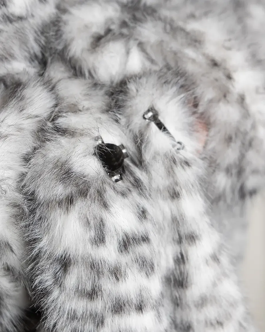 FROSTVEIL - Γουνα  (faux fur) oversized με τσέπες