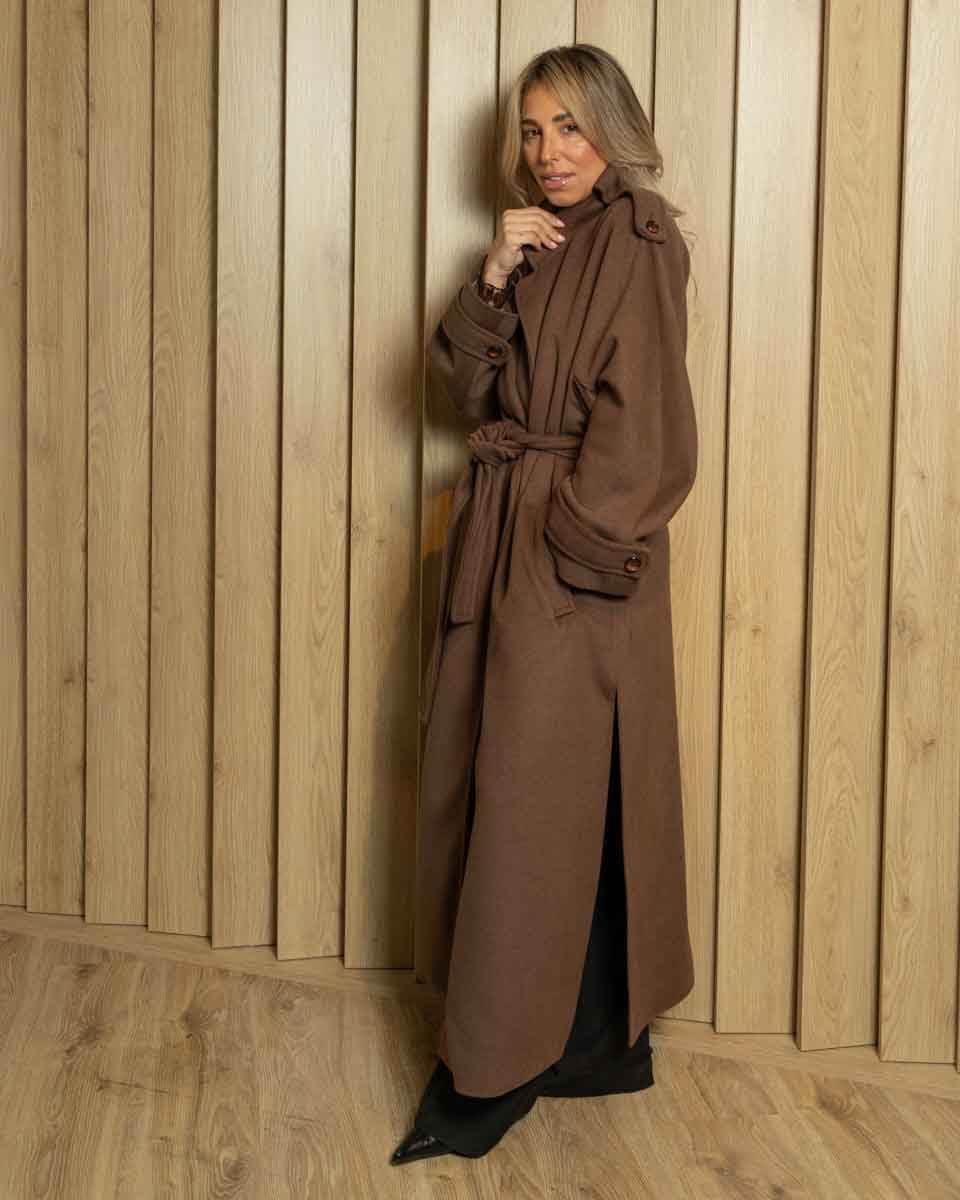 MOCHA EMBRACE COAT