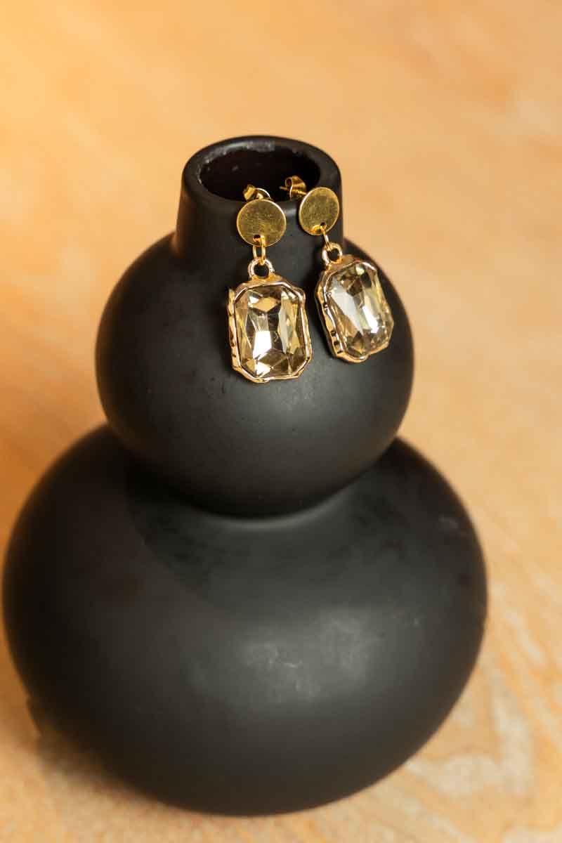 CRYSTAL DROP EARRINGS