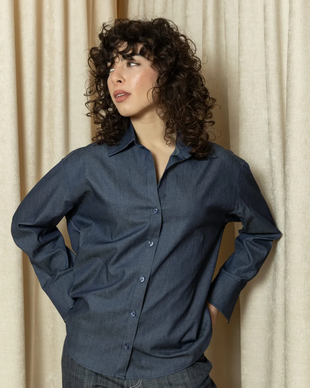 INDIGO BREEZE SHIRT