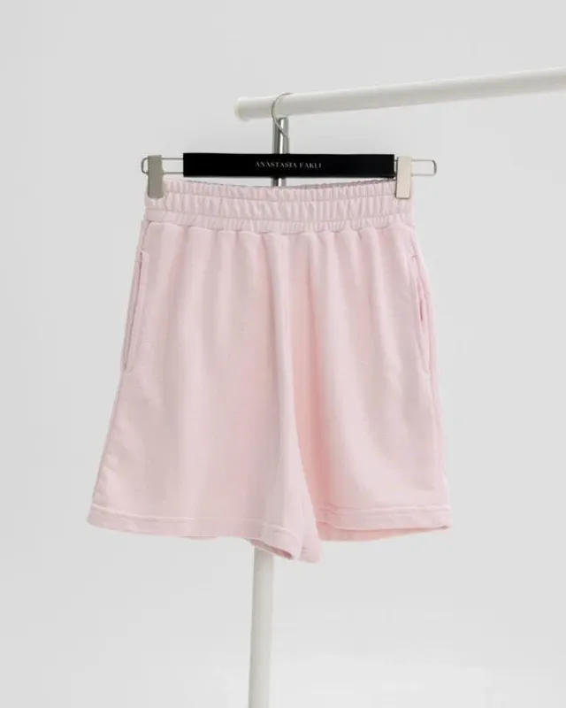 PINK SWEAT SHORTS