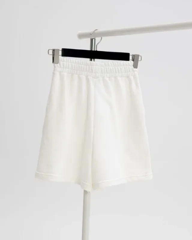 OFF WHITE SWEAT SHORTS
