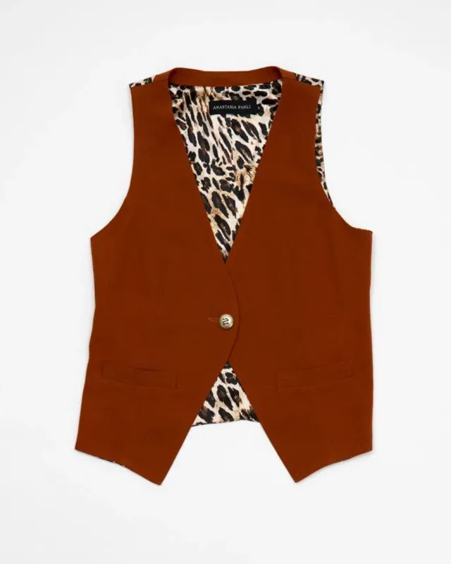 BURNT AMBER VEST