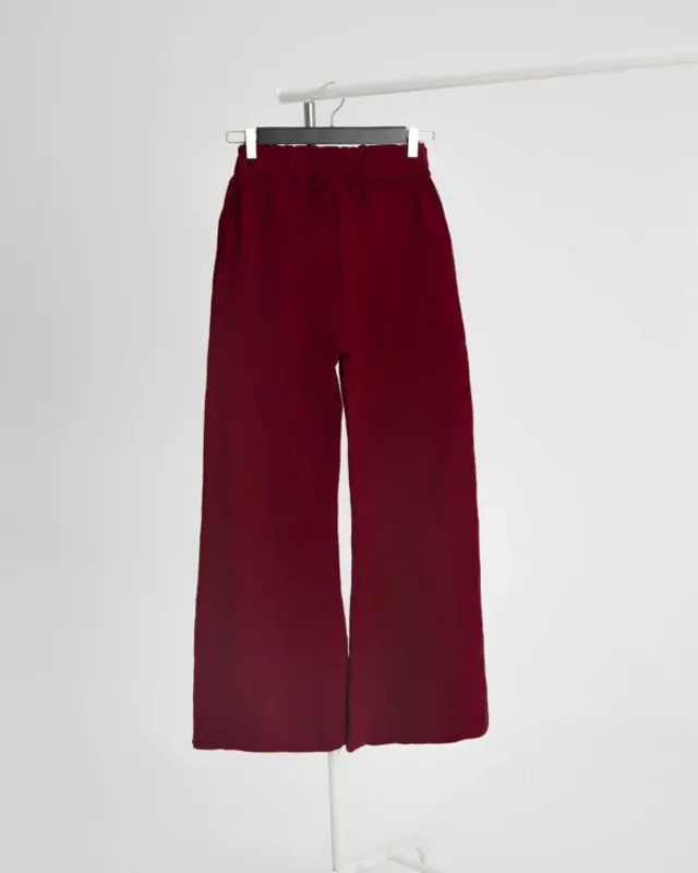 RED WINE ELEGANCE PANTS