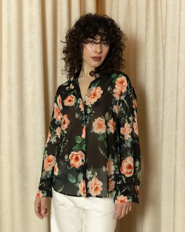 PEACH BLOOM SHIRT